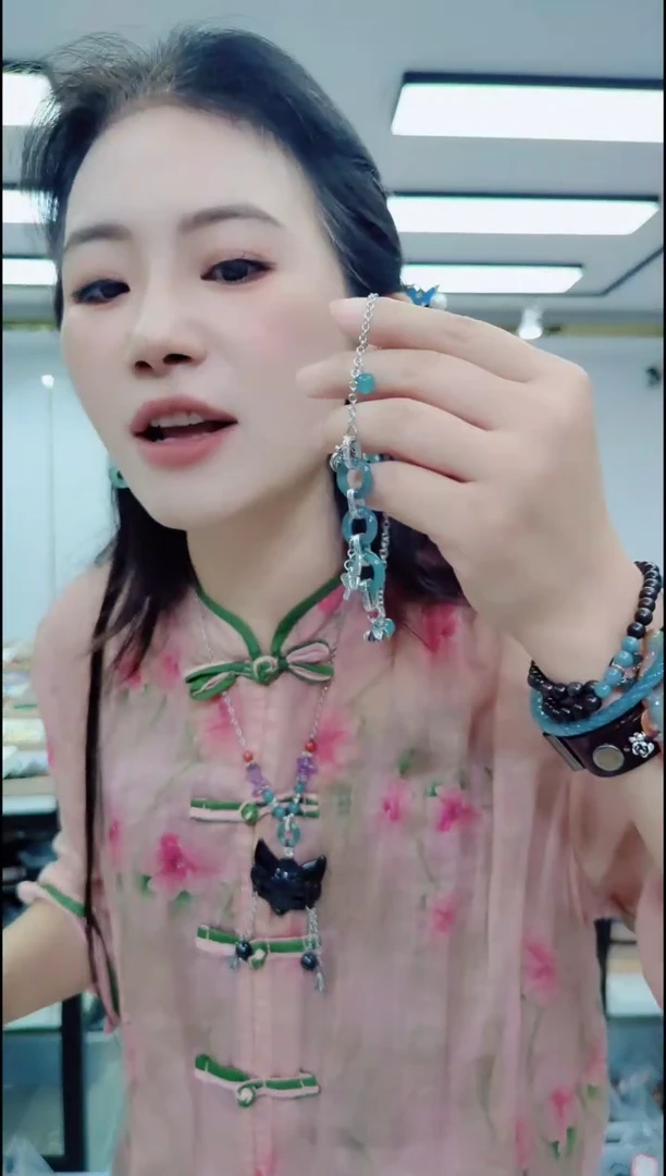 翡翠未镶嵌颈饰1149翡翠平安扣脚链