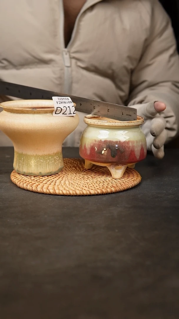 【闪购商品】瓷片泥泥陶瓷花盆