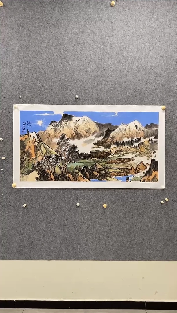 国画顺**然大简书画院书画