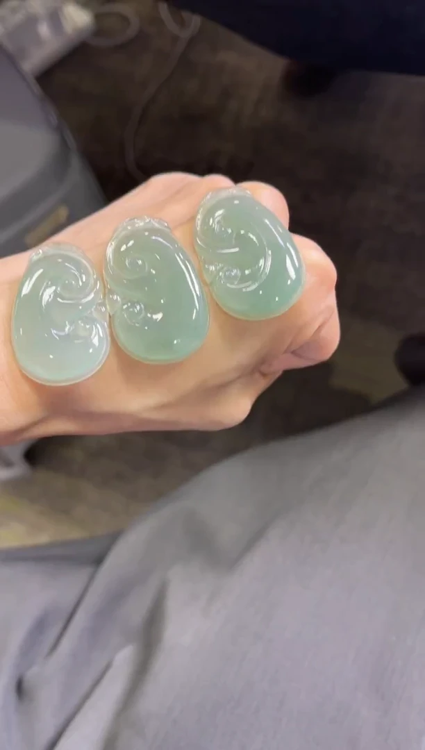 颈饰未镶嵌翡翠T191/多样性发一件/配绳子