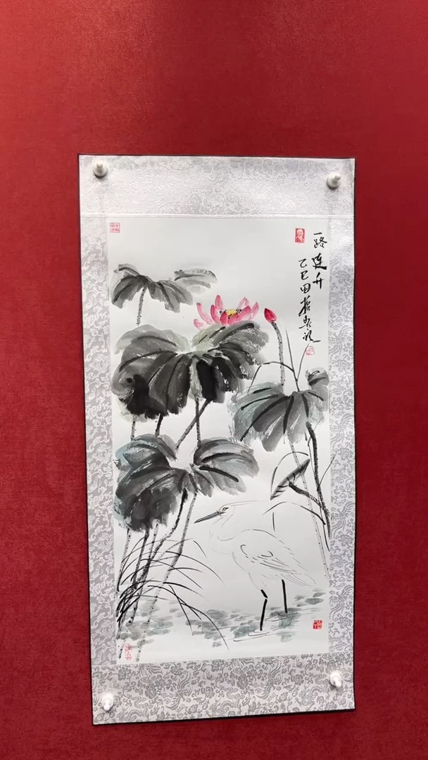 国画老师现场创作 61