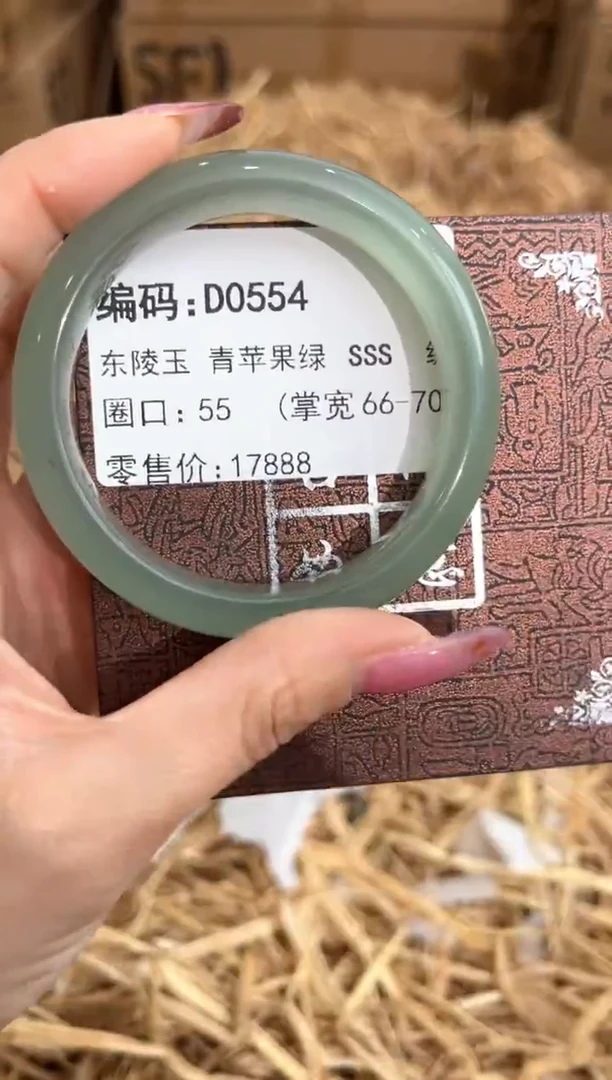 未镶嵌手镯石英质玉D0554