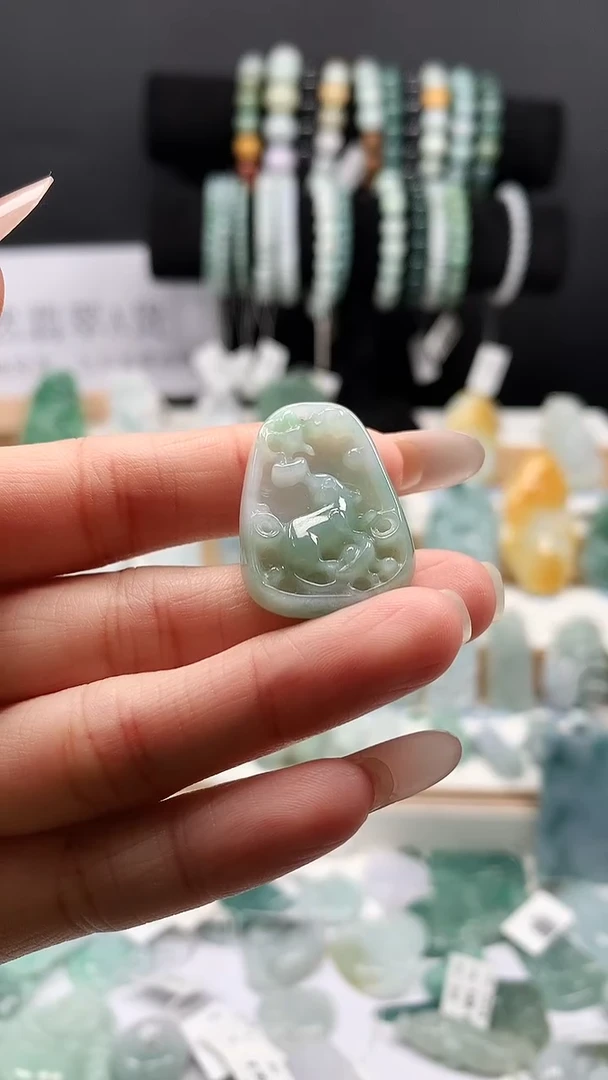 吊坠(不含链)未镶嵌翡翠77生肖鼠