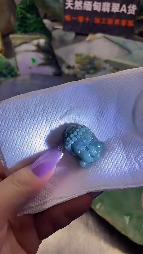 未镶嵌挂件翡翠天然缅甸翡翠A货055