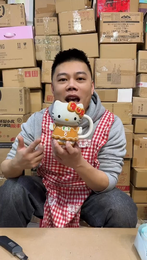 【闪购商品】杯陶瓷圣诞kt01jb全身杯