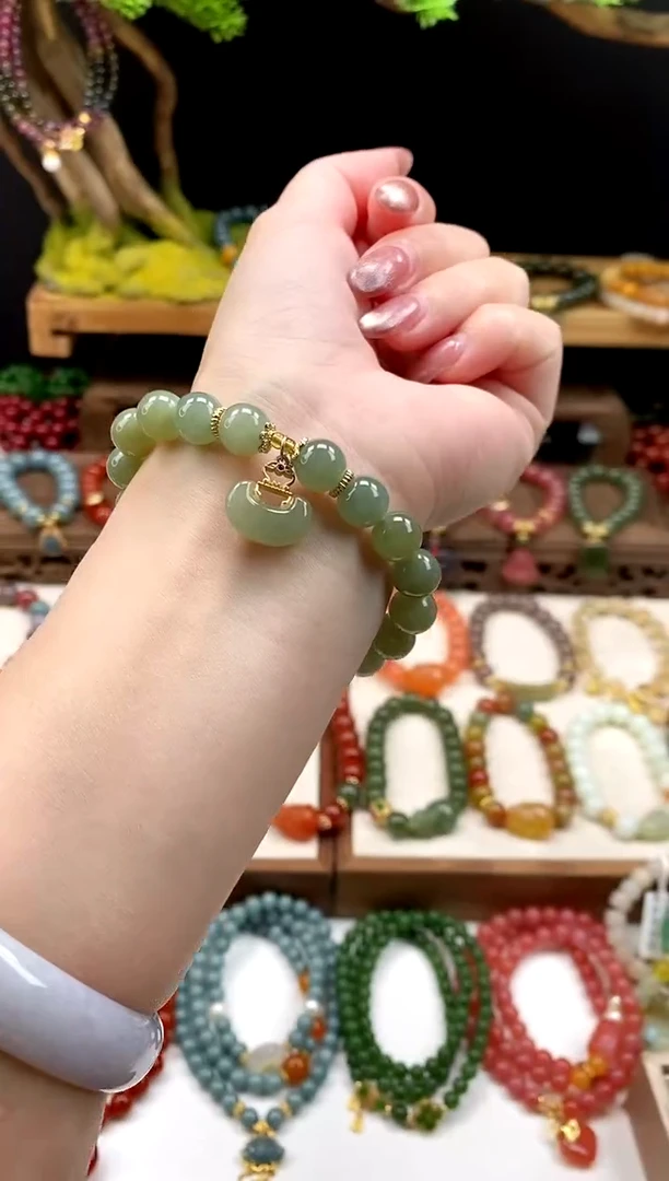 未镶嵌和田玉手饰如意豆