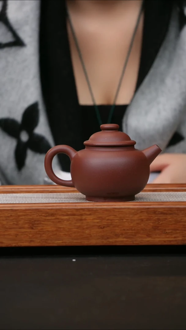 茶壶紫砂原矿手工制作紫砂作品