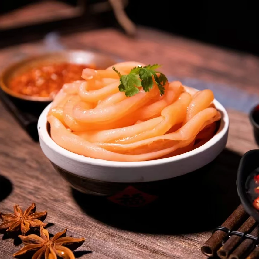 鸭肠500g脆鸭肠儿冰冻生鲜锁鲜川渝家庭聚餐火锅食材 90%硬化物