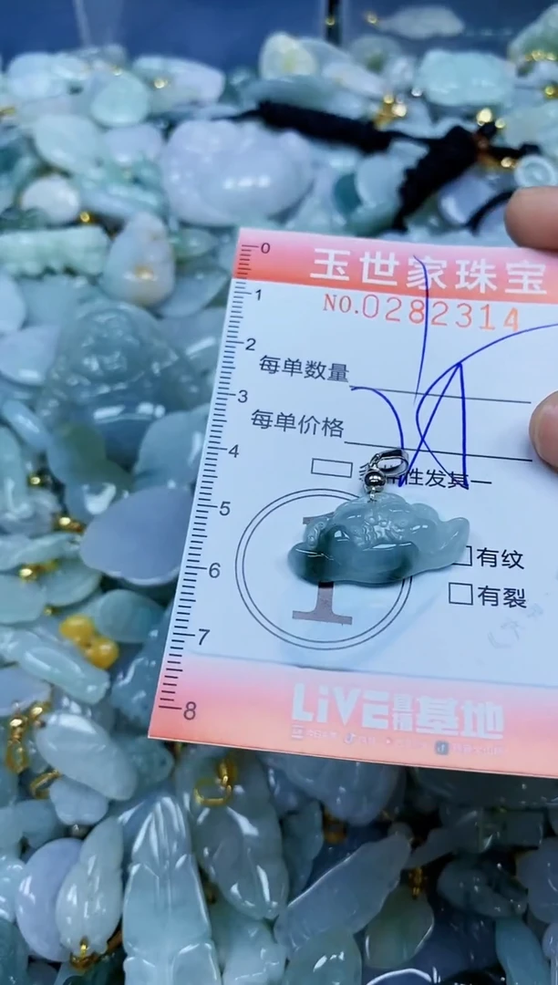 翡翠未镶嵌颈饰闪购0282314