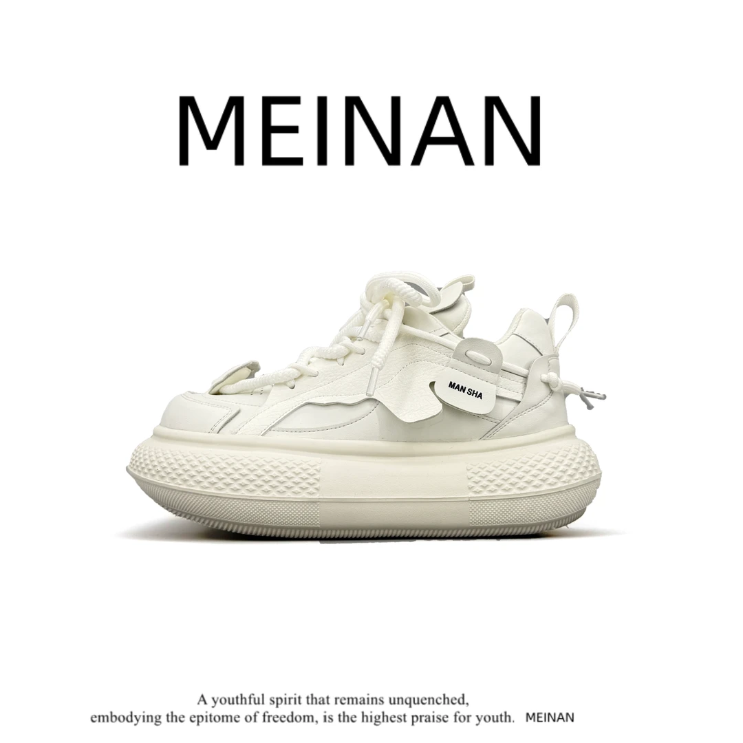 男鞋新款时尚厚底增高休闲潮鞋舒适百搭低帮男士潮鞋