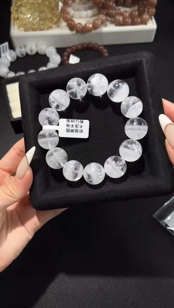未镶嵌手链水晶20e多样性发其一【1条】默认微瑕17mm