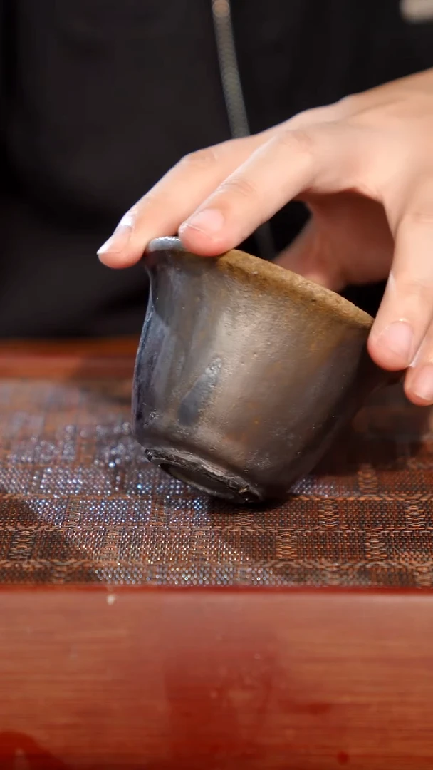 陶瓷奢瓷/瑞寅柴烧茶器（杯子）859微瑕