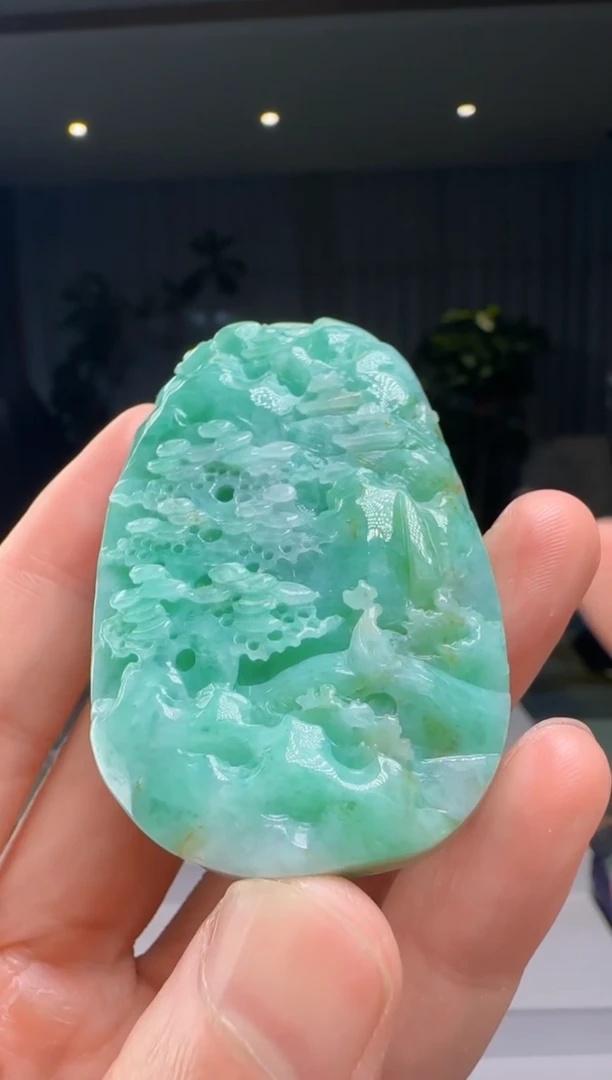 翡翠未镶嵌吊坠(不含链)DY@@960Q3J19468