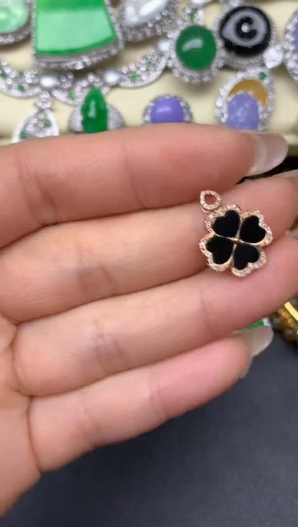 翡翠未镶嵌颈饰227-雪姐翡翠天天见