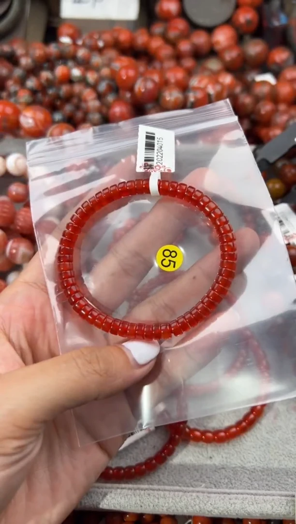 未镶嵌手串南红玛瑙5+