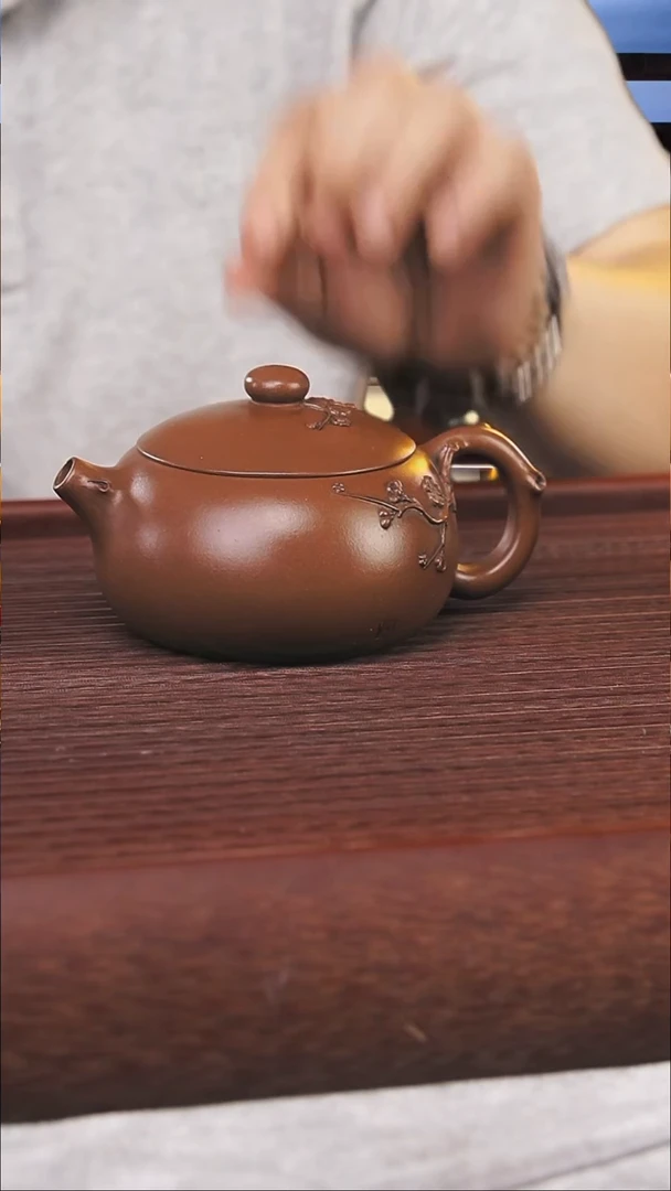 茶壶紫砂240cc顾氏手工紫砂