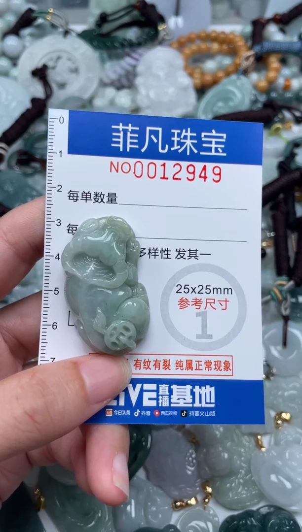 颈饰未镶嵌翡翠12949