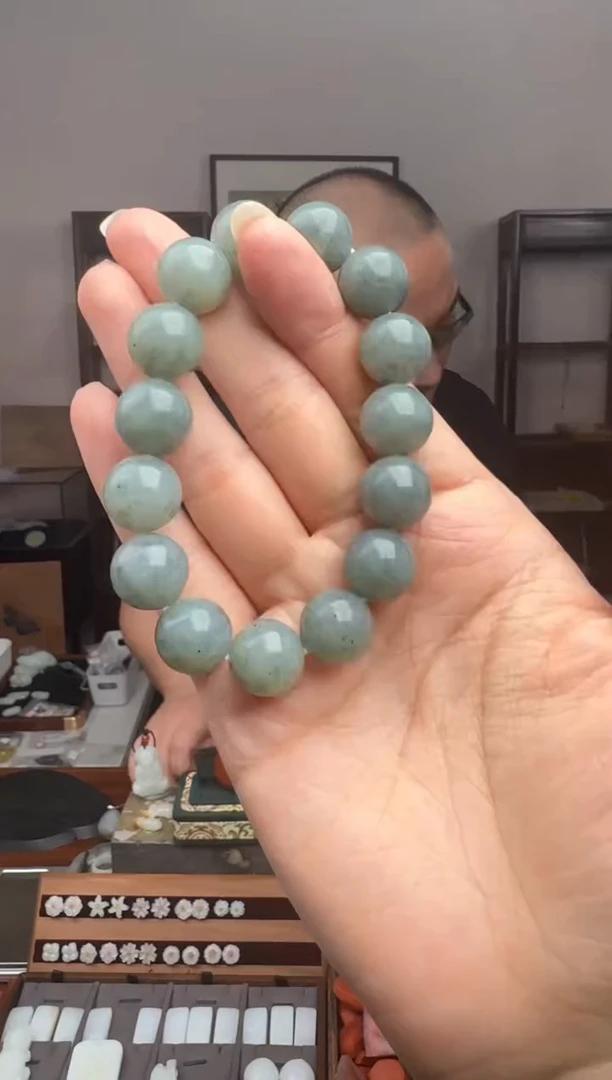 未镶嵌和田玉挂件3464-14mm-多样性发其一 有皮