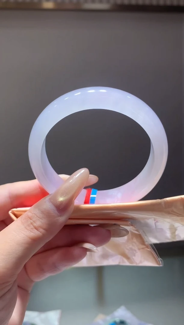 未镶嵌手镯翡翠-F35-正圈56.6