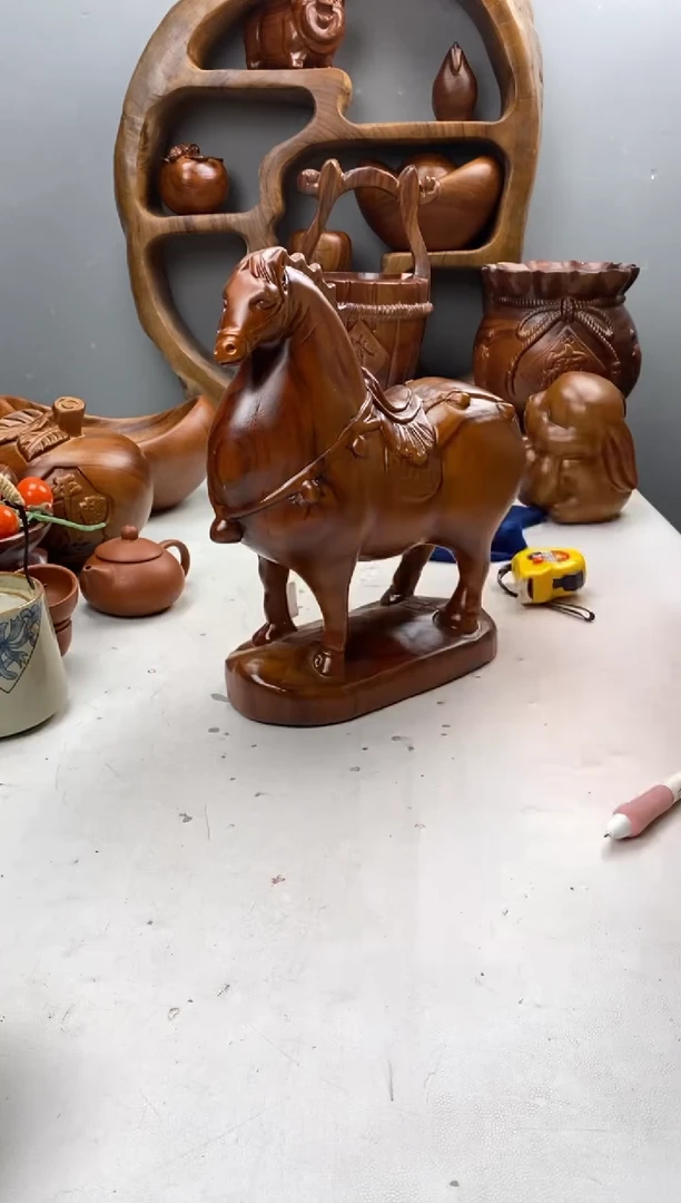 香樟木A73唐马/尺寸28*29*11