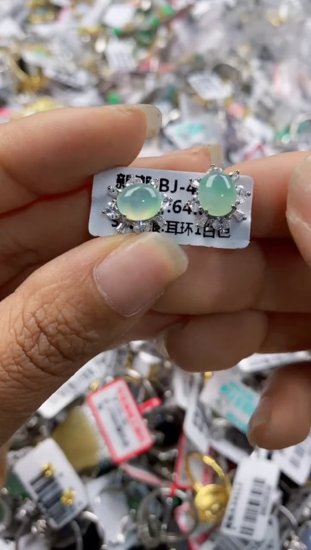 银S925镶嵌戒指翡翠2222-----3