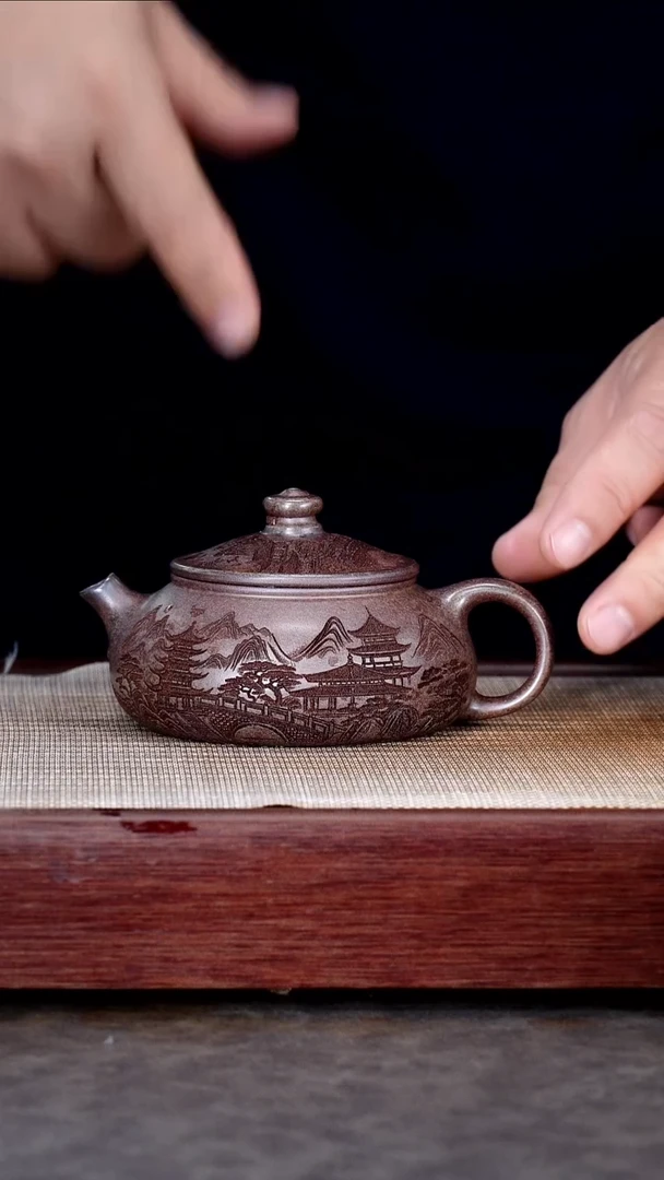 茶壶紫砂宜兴紫砂茶壶@@CH04218