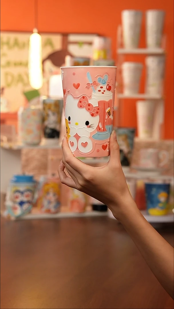 景德镇手工手绘文创陶瓷杯
