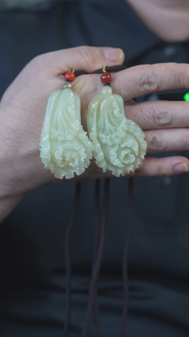 颈饰未镶嵌和田玉白菜多样性发起一