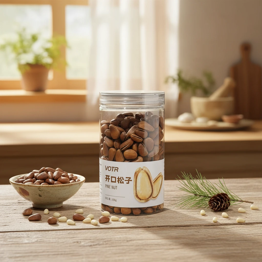 【大颗开口松子】大颗粒红松子饱满原味坚果零食