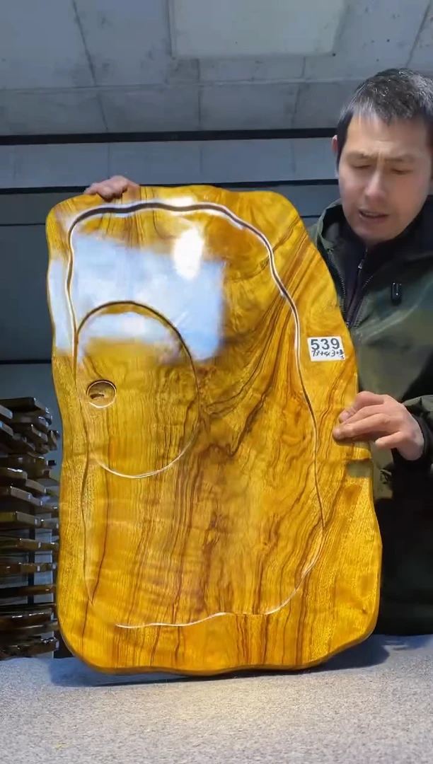 实木茶盘 一物一拍（不含配件）