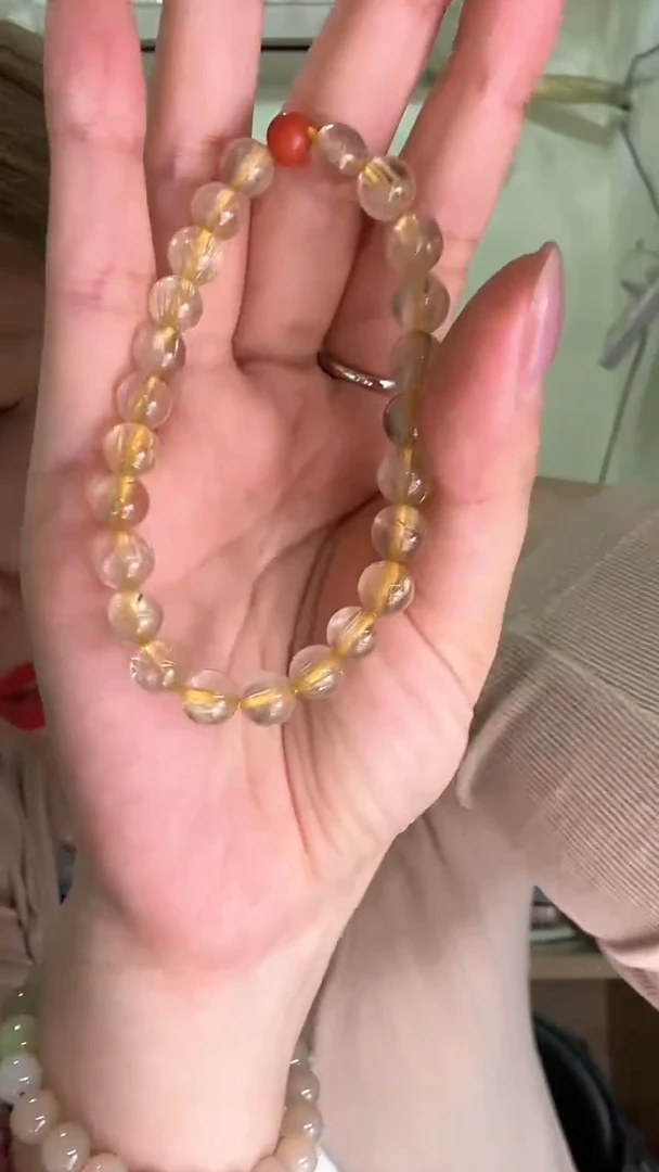 发晶手链未镶嵌手链