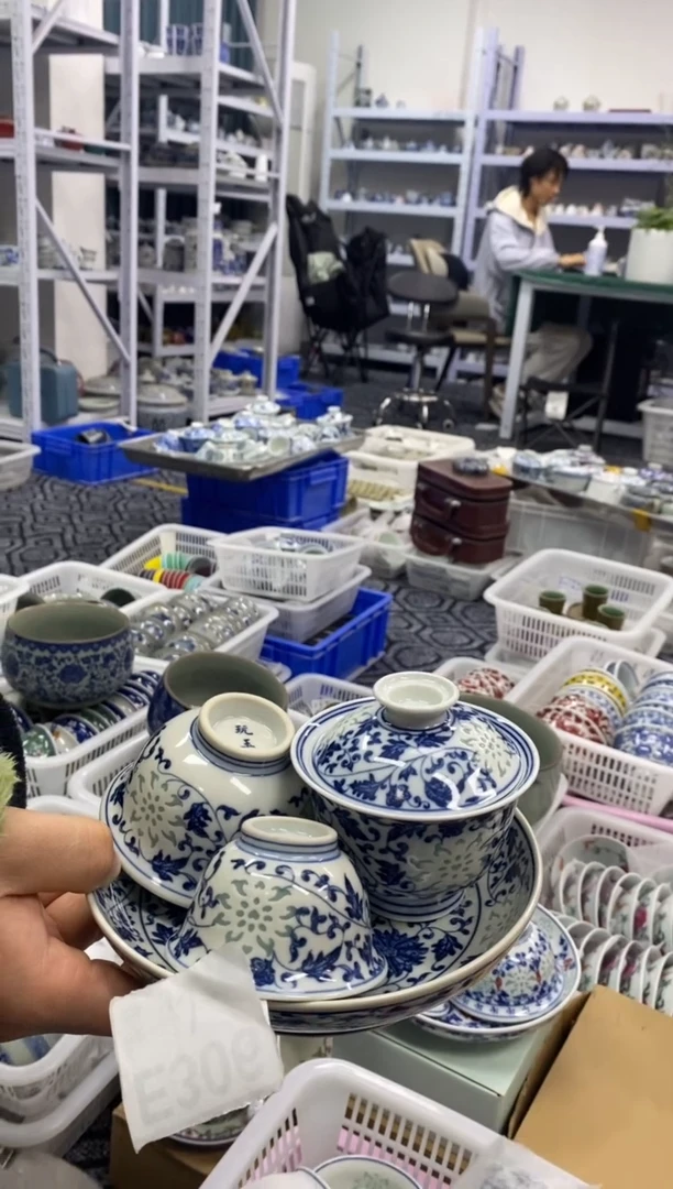 摆件陶景德陶瓷茶具套装