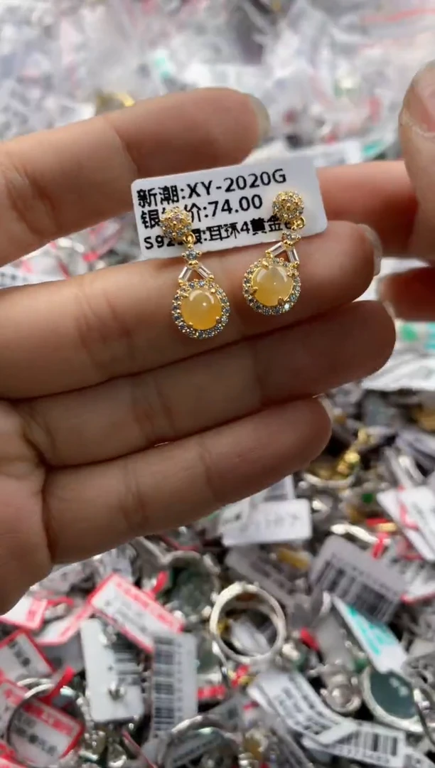 银S925镶嵌戒指翡翠121212---10