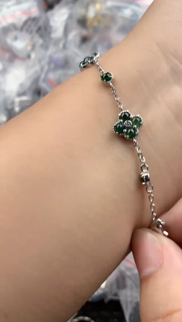 银S925镶嵌戒指翡翠11  11  4