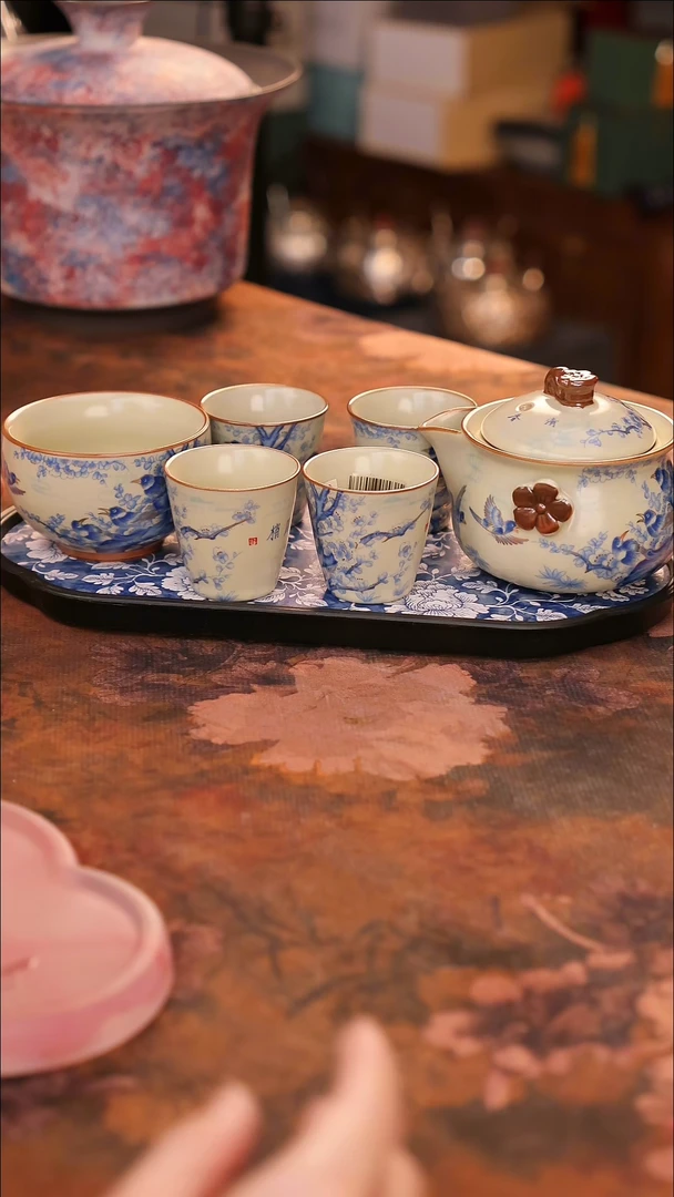 【闪购商品】陶瓷茶具（无礼盒无茶盘）@@A11507