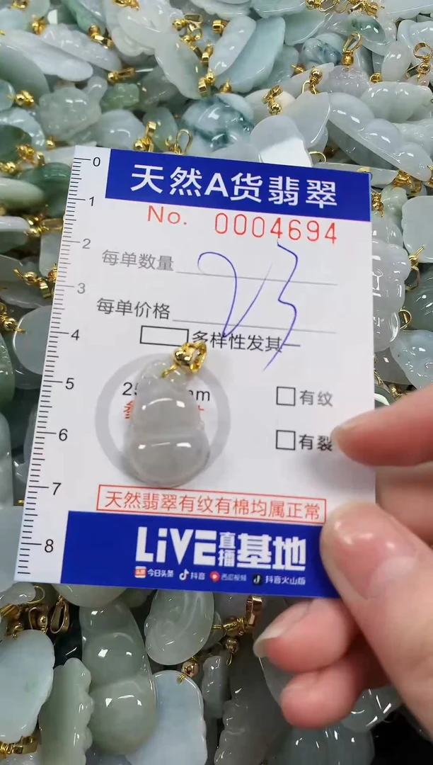 颈饰未镶嵌翡翠天然a货翡翠