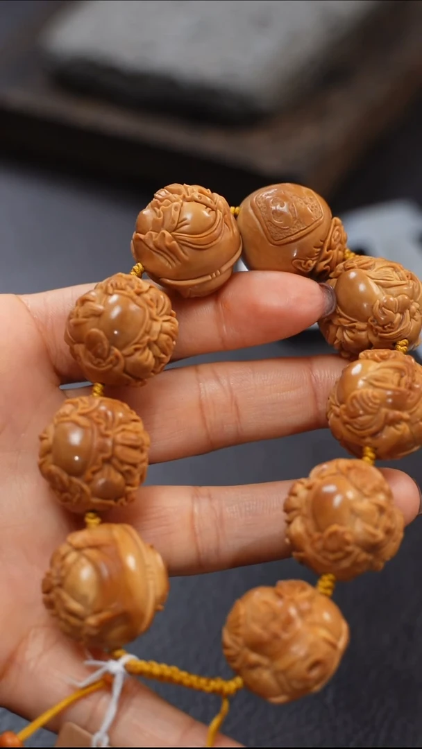手串/手链橄榄核九林核雕文玩作品
