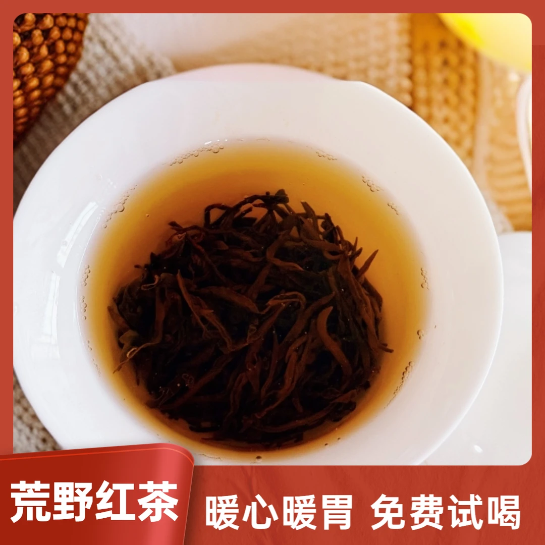 精选荒野梅占红茶花果香甜香 全发酵四川明前茶红茶叶2025新茶