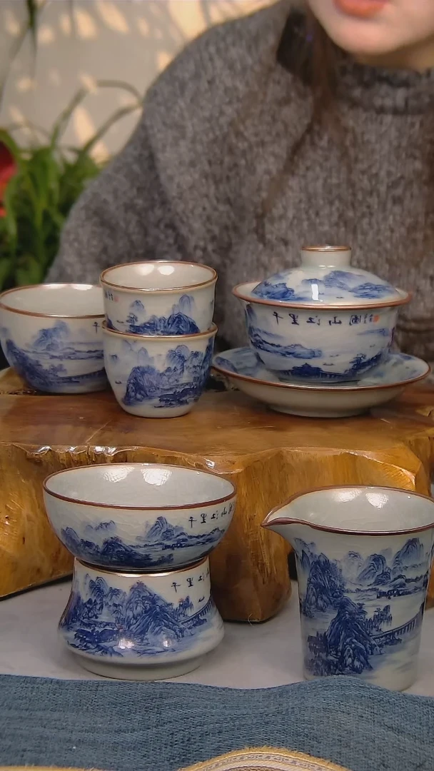 【闪购商品】简装家用款6件套 陶瓷家用茶具系列