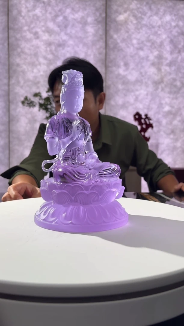 摆件紫罗兰圣观音