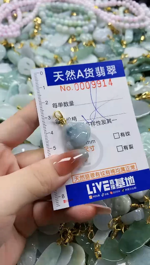 颈饰未镶嵌翡翠天然A货翡翠