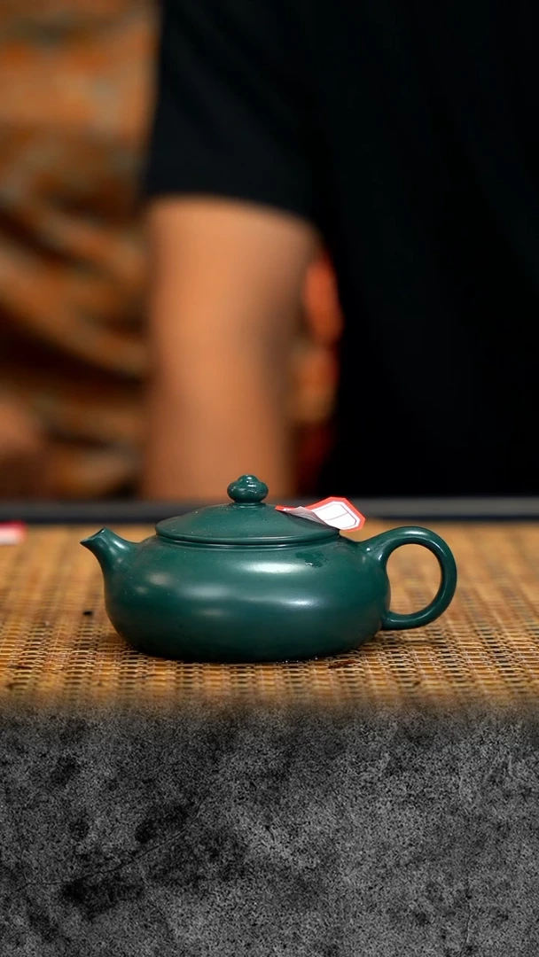 紫砂 宜兴紫砂 TZP 绿 寒江
