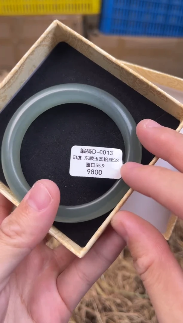未镶嵌手镯石英质玉编码D0013