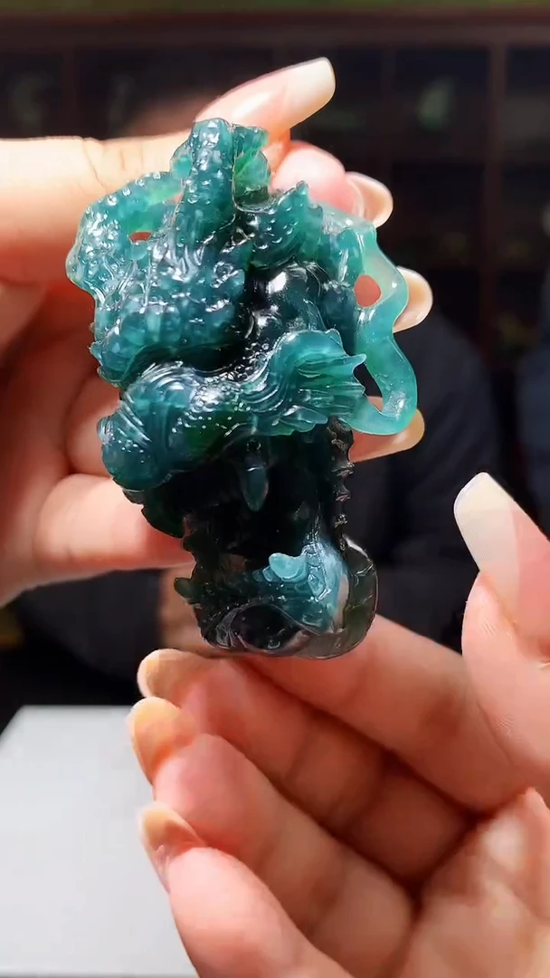 【闪购商品】定制翡翠未镶嵌1049xx-毛货挂件2