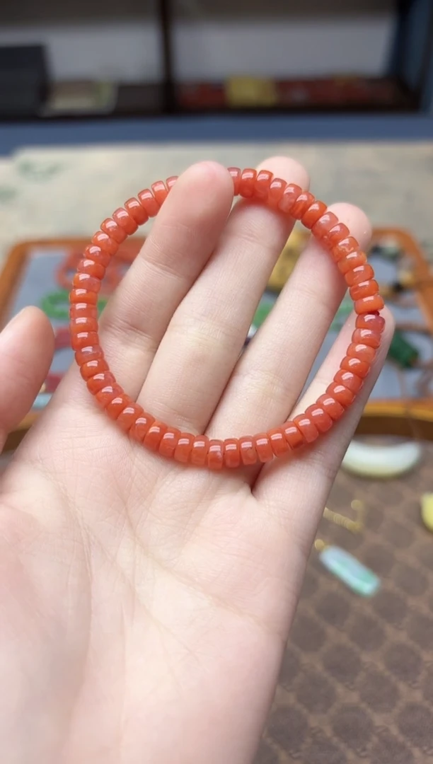 未镶嵌南红玛瑙挂件南红直切手串JYD