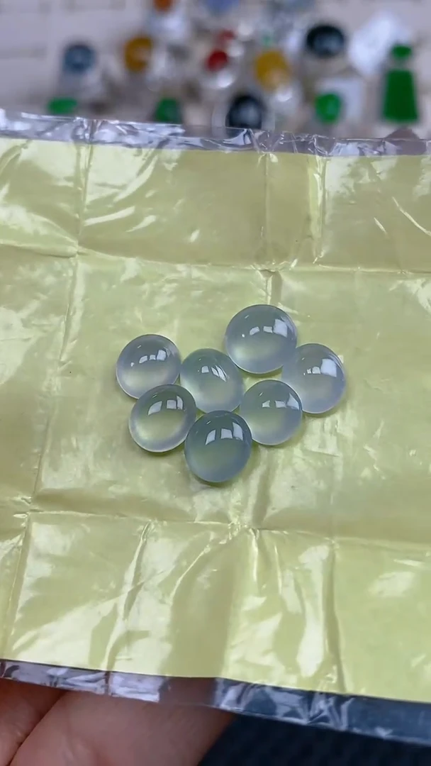 定制翡翠未镶嵌天然翡翠蛋面223