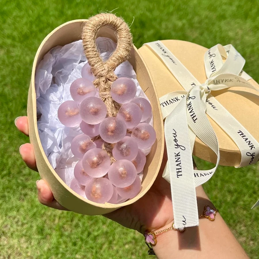 IT'S A10水晶透明葡萄香皂仿真皂持久留香挂件送礼生日礼物手工皂