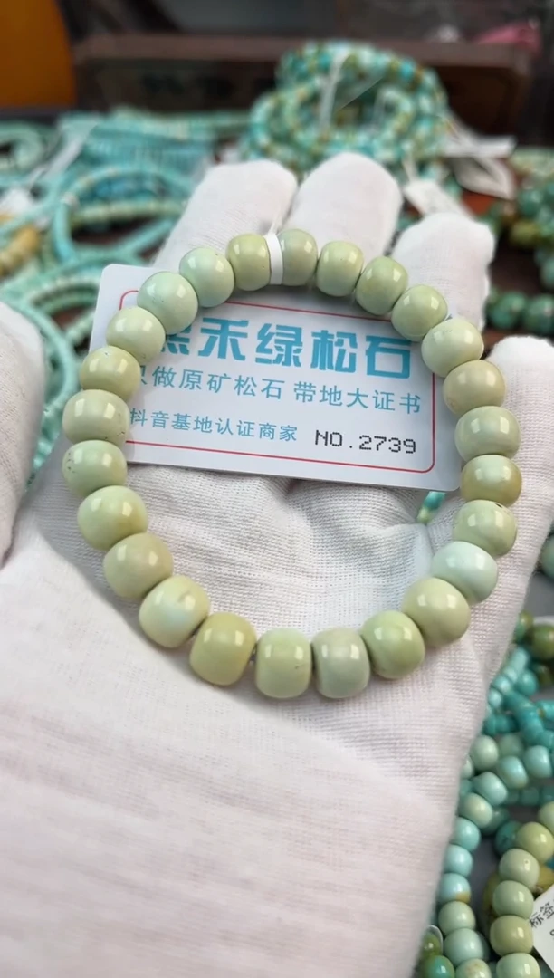 未镶嵌绿松石松石2739
