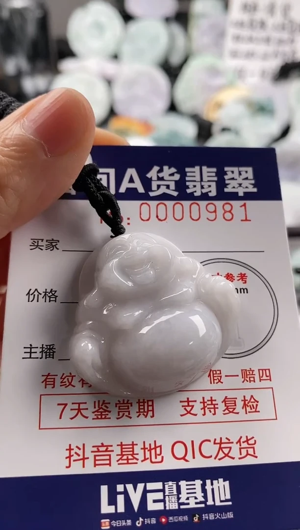 【闪购商品】翡翠吊坠(不含链)未镶嵌1