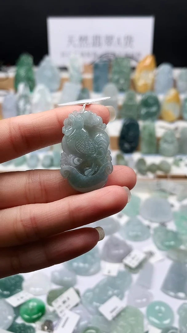 吊坠(不含链)未镶嵌翡翠40生肖鸡